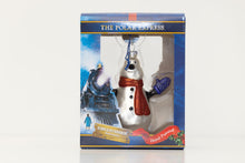 Load image into Gallery viewer, The Polar Express Snowman Hand Blown Ornament
